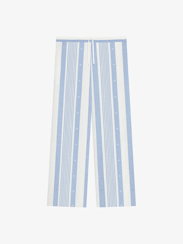 Givenchy Pants in cotton and linen with 4G stripes Solo queda un día
