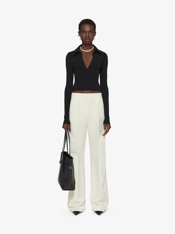 Givenchy Flare tailored pants in wool and mohair Grandes descuentos