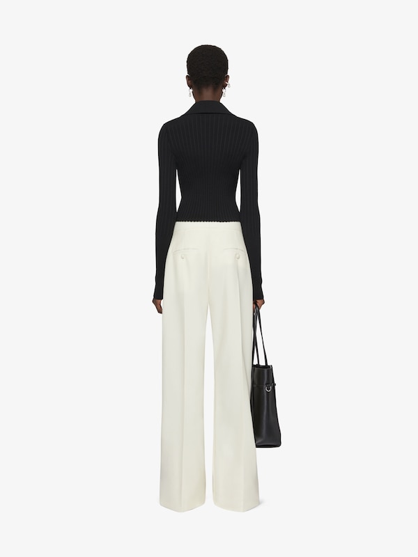 Givenchy Flare tailored pants in wool and mohair Grandes descuentos
