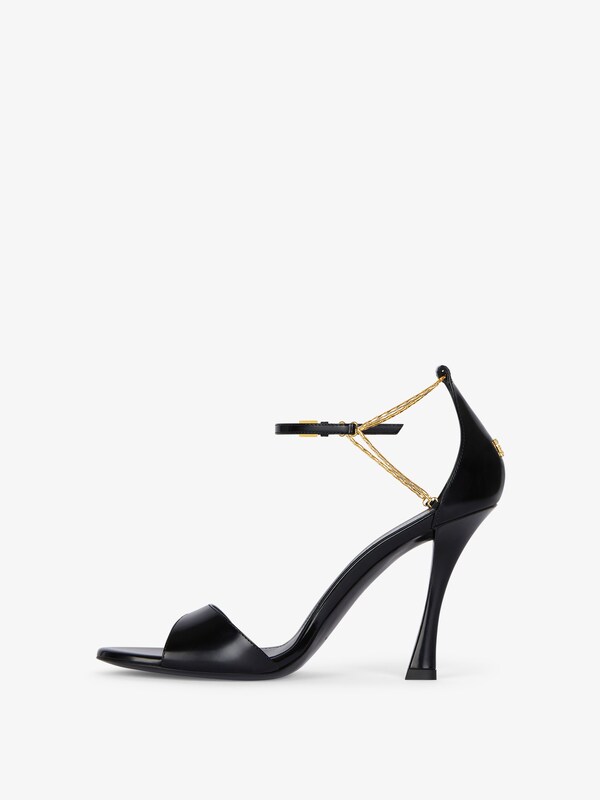 Givenchy 4G Liquid heeled sandals in leather Ahorra y exporta