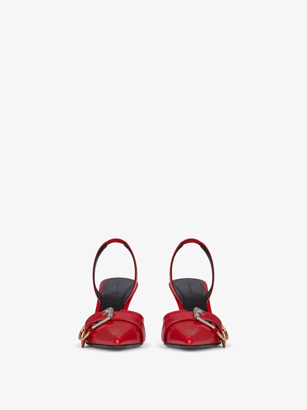 Givenchy Voyou slingbacks in leather Última moda