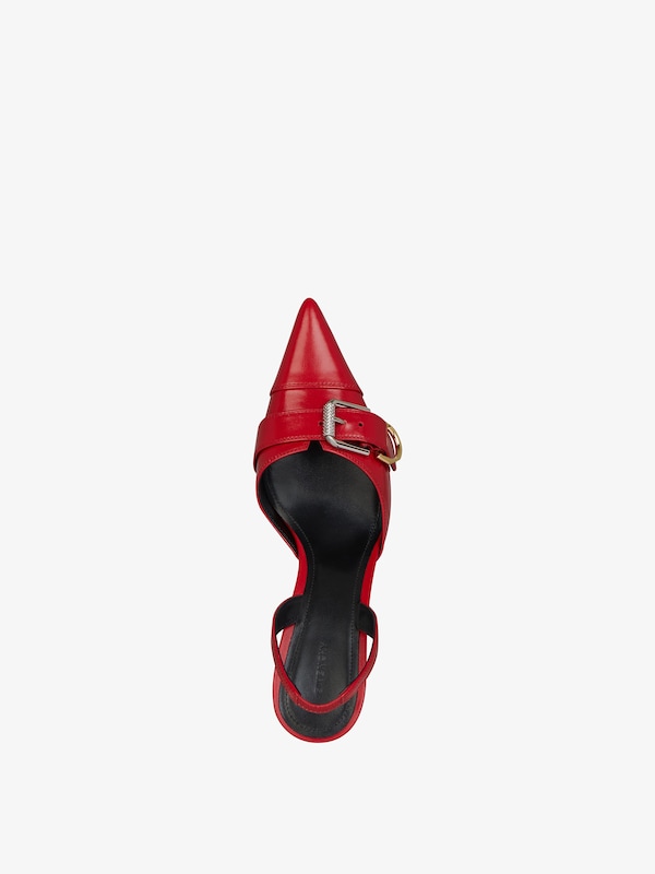 Givenchy Voyou slingbacks in leather Última moda