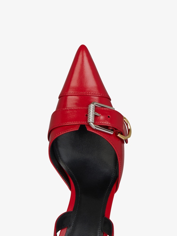 Givenchy Voyou slingbacks in leather Última moda