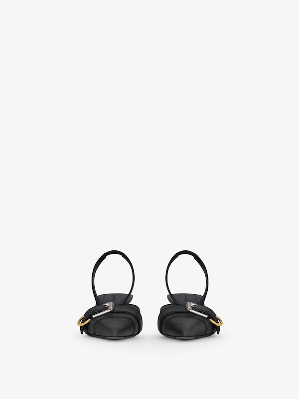 Givenchy Voyou slingbacks in leather Descuento por venta flash