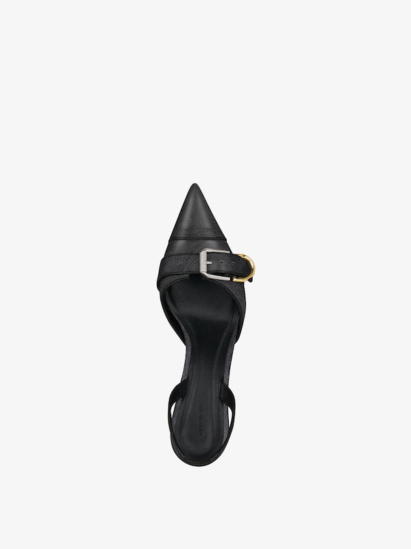 Givenchy Voyou slingbacks in leather Descuento por venta flash