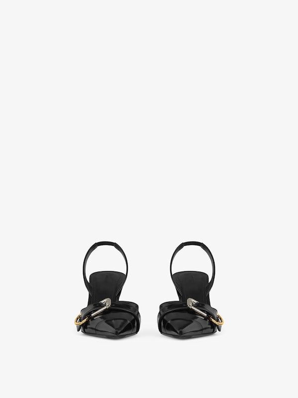 Givenchy Voyou slingbacks in leather Ofertas de temporada