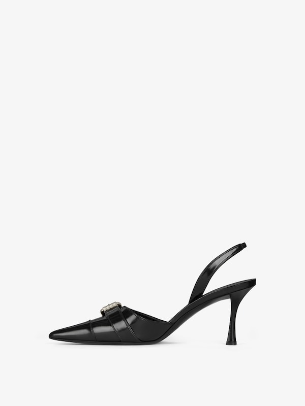 Givenchy Voyou slingbacks in leather Ofertas de temporada