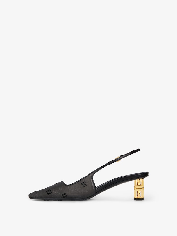 Givenchy G Cube slingbacks in 4G mesh Rebajas de fin de temporada