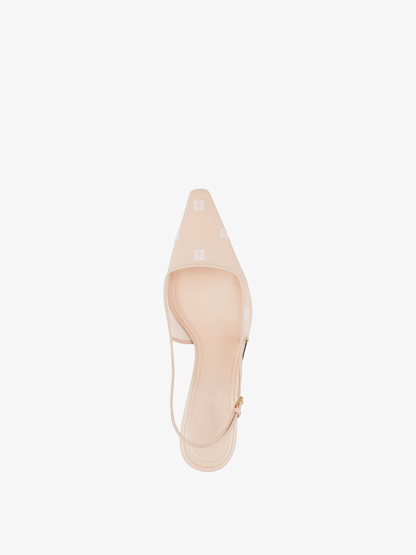 Givenchy G Cube slingbacks in 4G mesh 2025