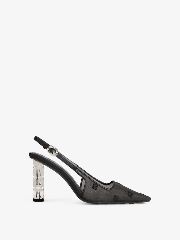 Givenchy G Cube slingbacks in 4G mesh En línea