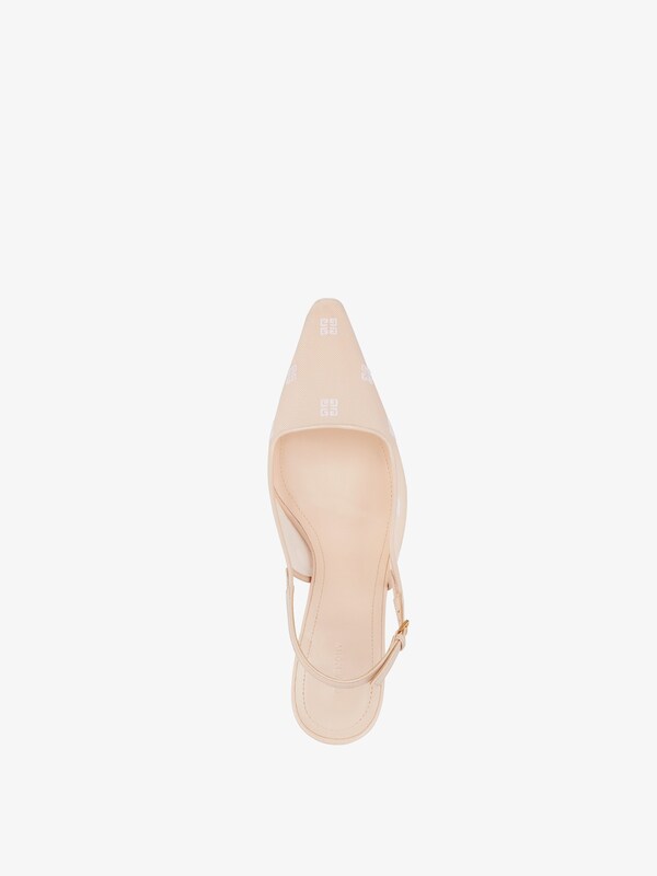 Givenchy G Cube slingbacks in 4G mesh Outlet