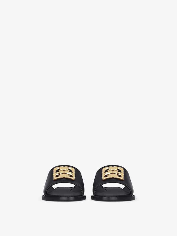Givenchy 4G Liquid flat mules in leather Rebajas baratas