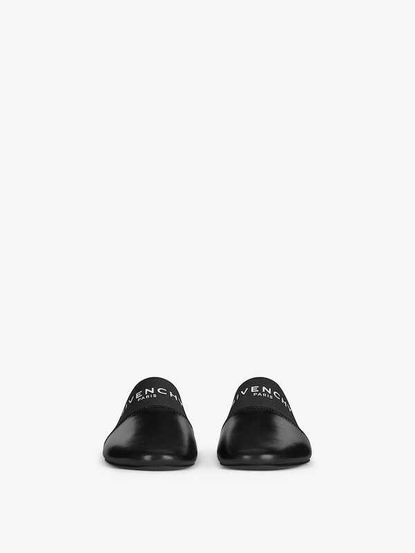 Givenchy Bedford flat mules in leather Descuento