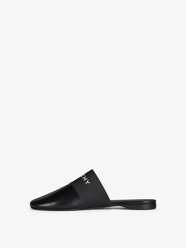 Givenchy Bedford flat mules in leather Descuento