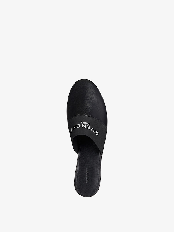 Givenchy Bedford flat mules in leather Descuento