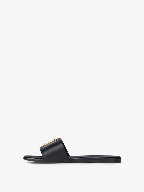Givenchy 4G flat mules in leather Liquidación