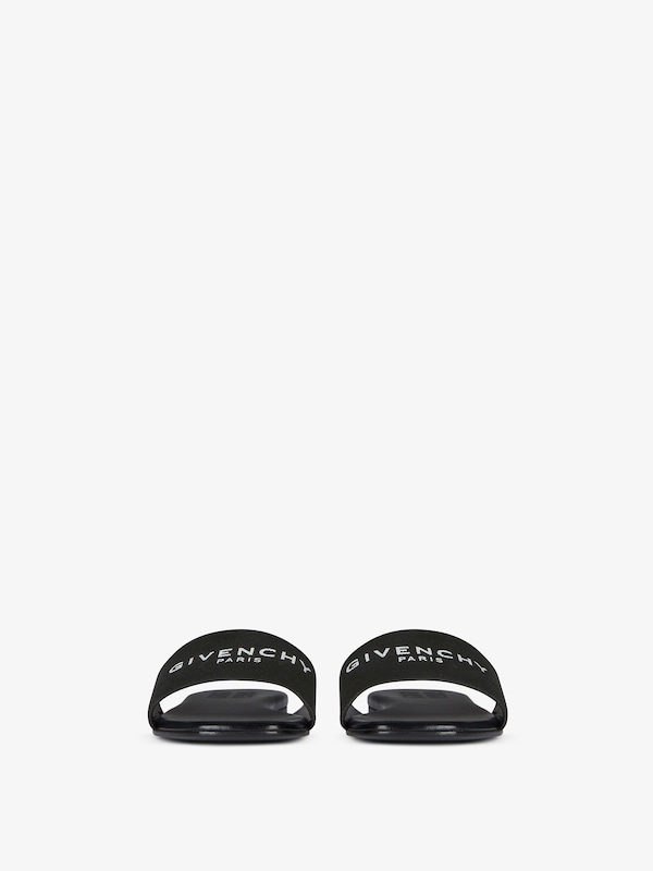 Givenchy 4G flat mules in canvas Mejor oferta