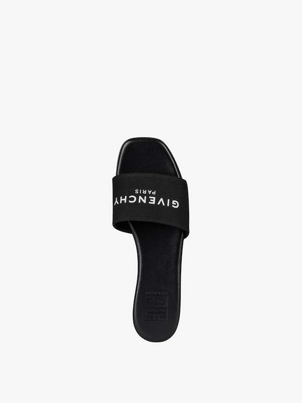 Givenchy 4G flat mules in canvas Mejor oferta