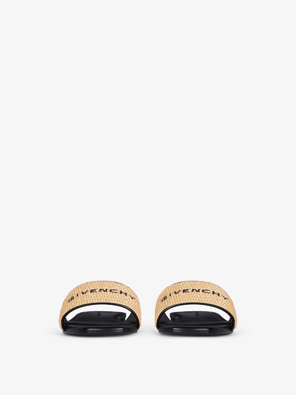 Givenchy 4G flat mules in raffia Envío gratis