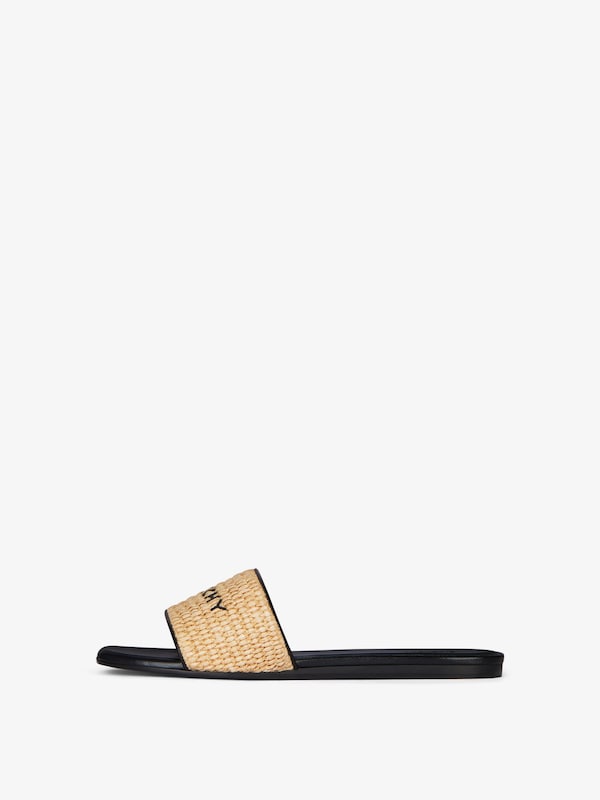 Givenchy 4G flat mules in raffia Envío gratis