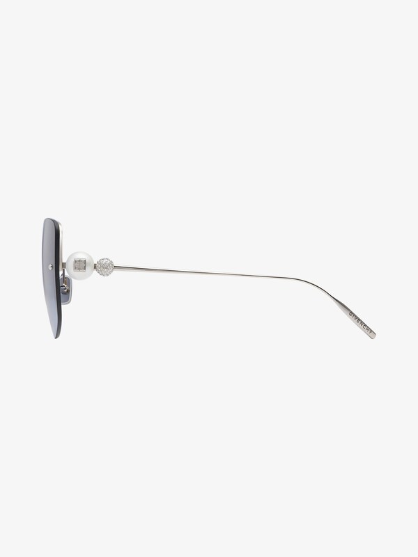 Givenchy 4G Pearl sunglasses in metal with crystals Liquidación