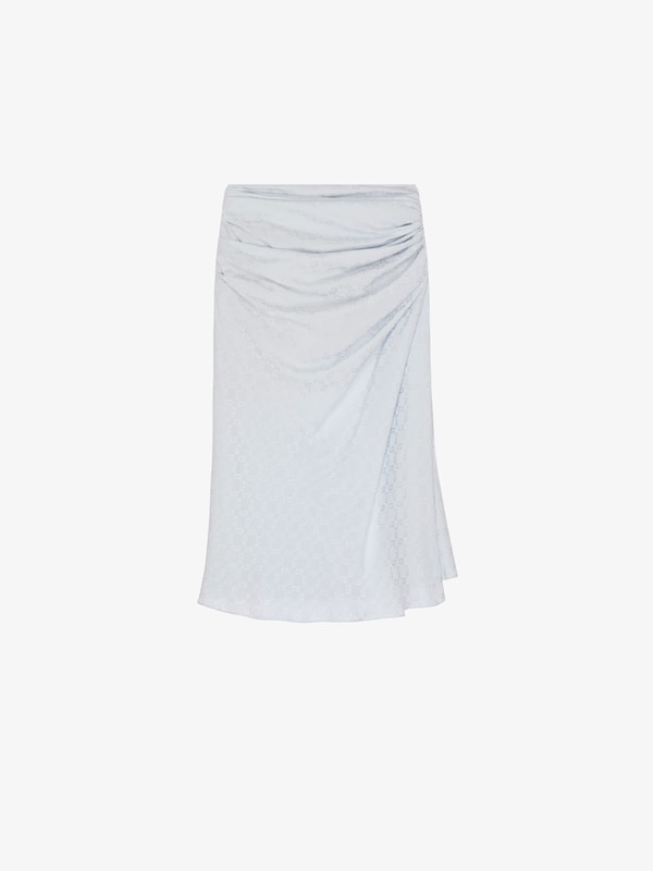 Givenchy Draped skirt in monogram 72 jacquard Libre de impuestos