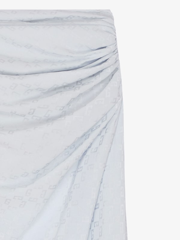 Givenchy Draped skirt in monogram 72 jacquard Libre de impuestos