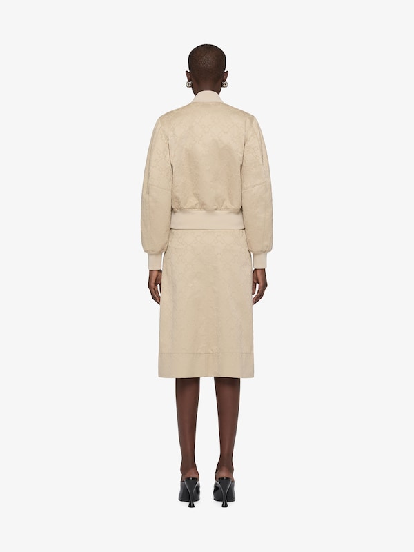 Givenchy Asymmetric skirt in monogram 72 cotton Descuentos del mes