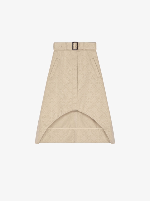 Givenchy Asymmetric skirt in monogram 72 cotton Descuentos del mes