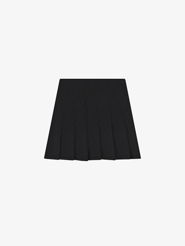 Givenchy Pleated skirt in monogram 72 jacquard Oferta exclusiva