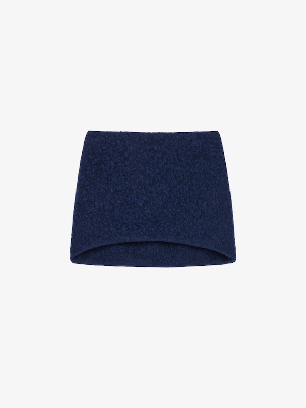 Givenchy Mini skirt in bouclette alpaca wool Grandes ahorros