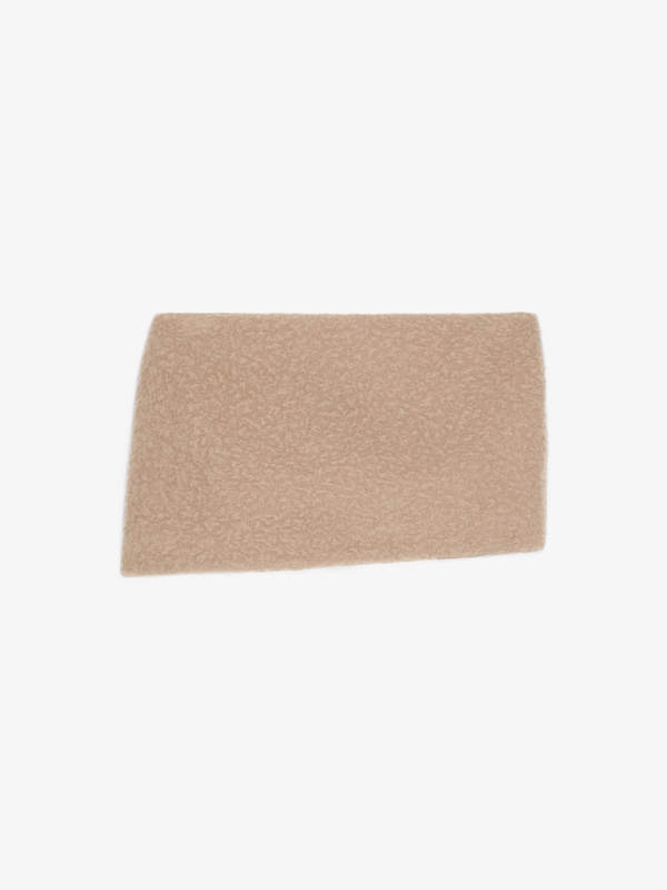 Givenchy Mini asymmetric skirt in alpaca bouclette wool Rebajas de fin de temporada
