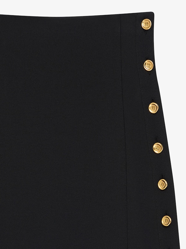 Givenchy Skirt in Punto Milano with buttons Outlet