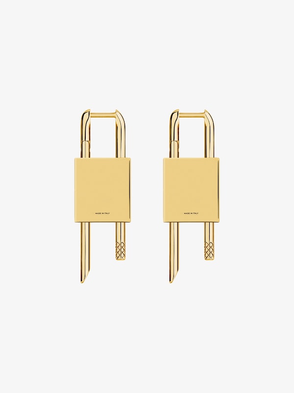 Givenchy Lock earrings in metal Venta caliente