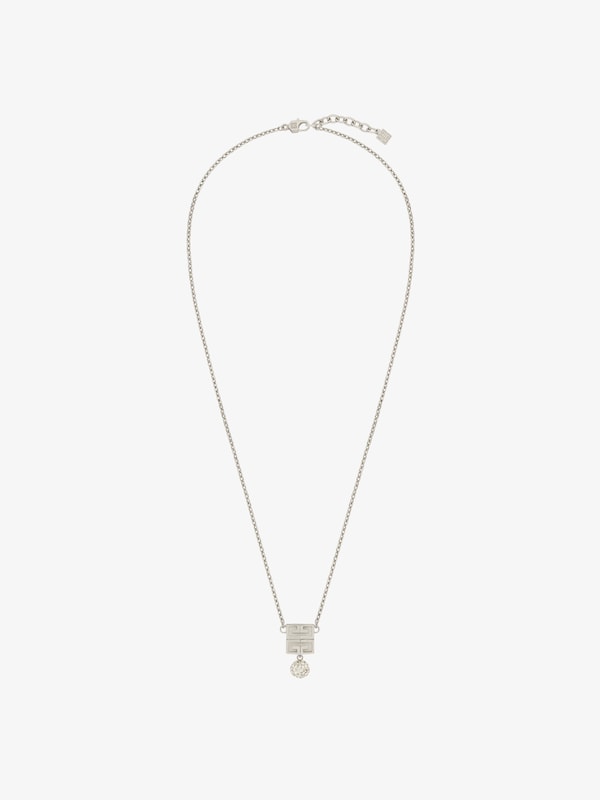 Givenchy 4G necklace in metal with crystals Rebajas de fábrica