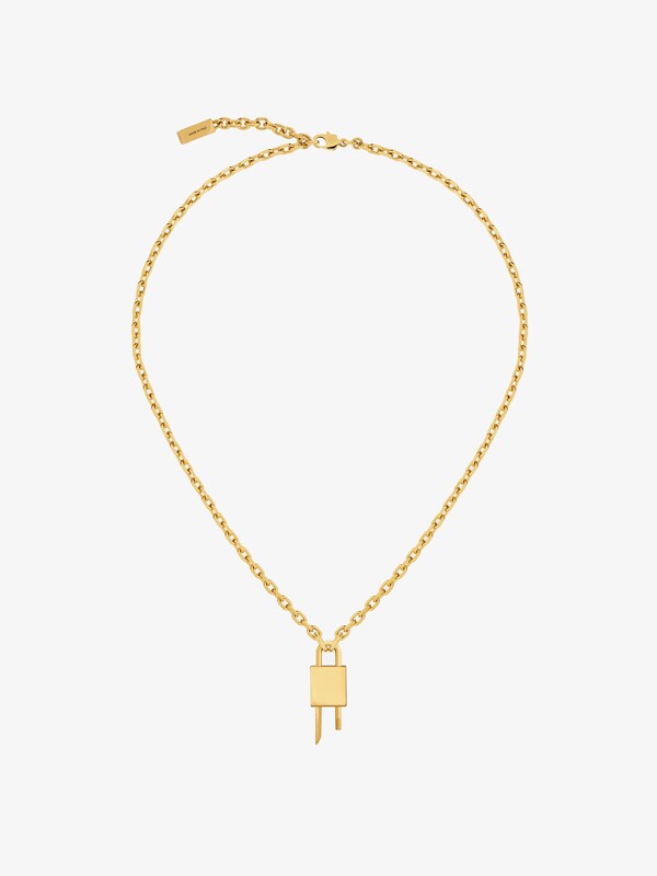 Givenchy Mini Lock necklace in metal Ventas relámpago