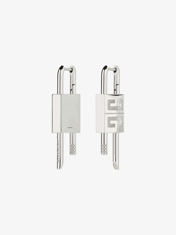 Givenchy Lock earrings in metal Descuento