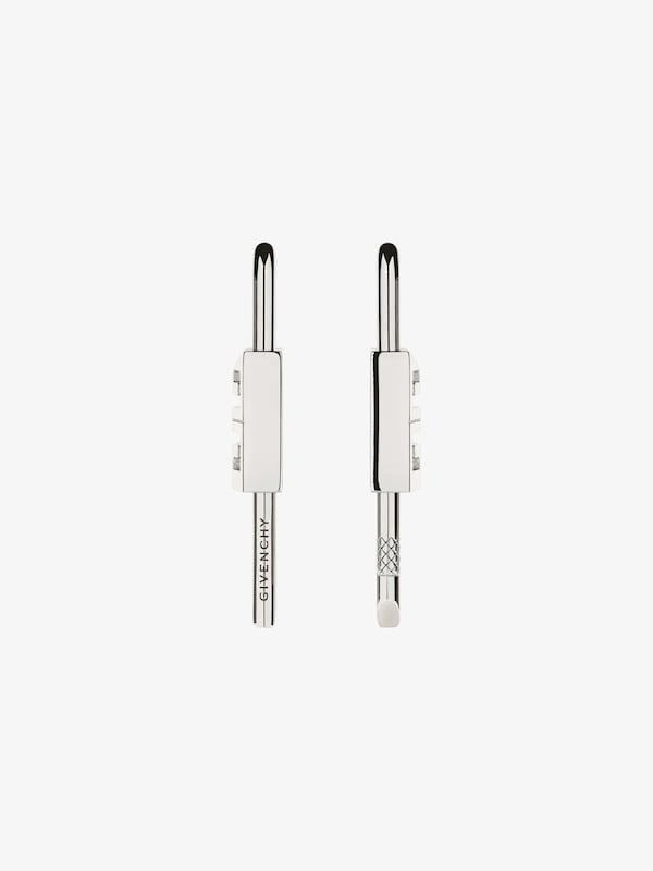 Givenchy Lock earrings in metal Descuento