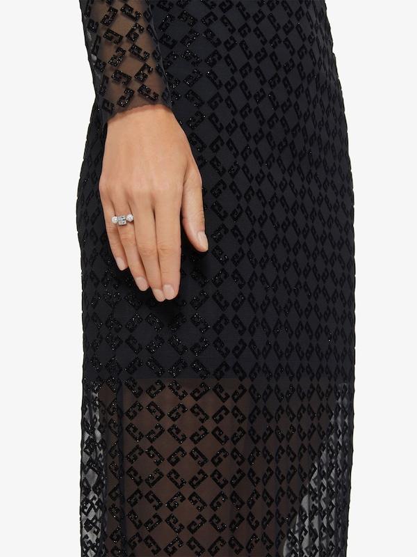 Givenchy 4G ring in metal with crystals Rebajas online