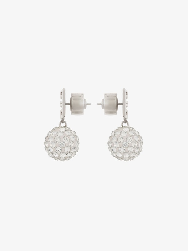 Givenchy 4G earrings in metal with crystals Oferta especial