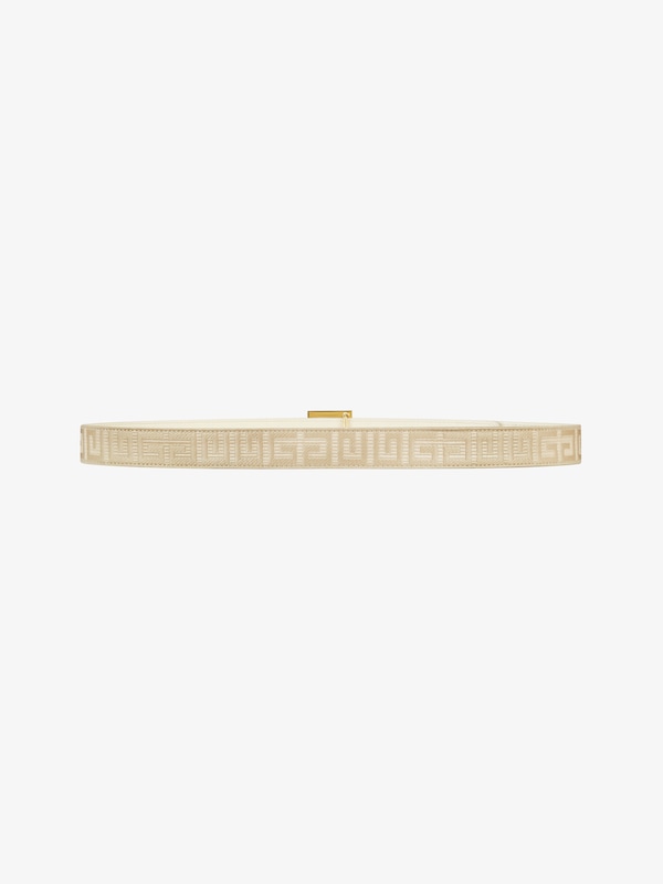 Givenchy 4G reversible belt in coated canvas Último día