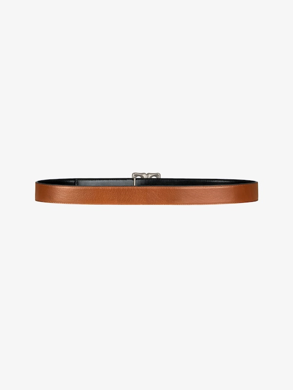 Givenchy 4G reversible belt in shiny leather Promoción por tiempo limitado
