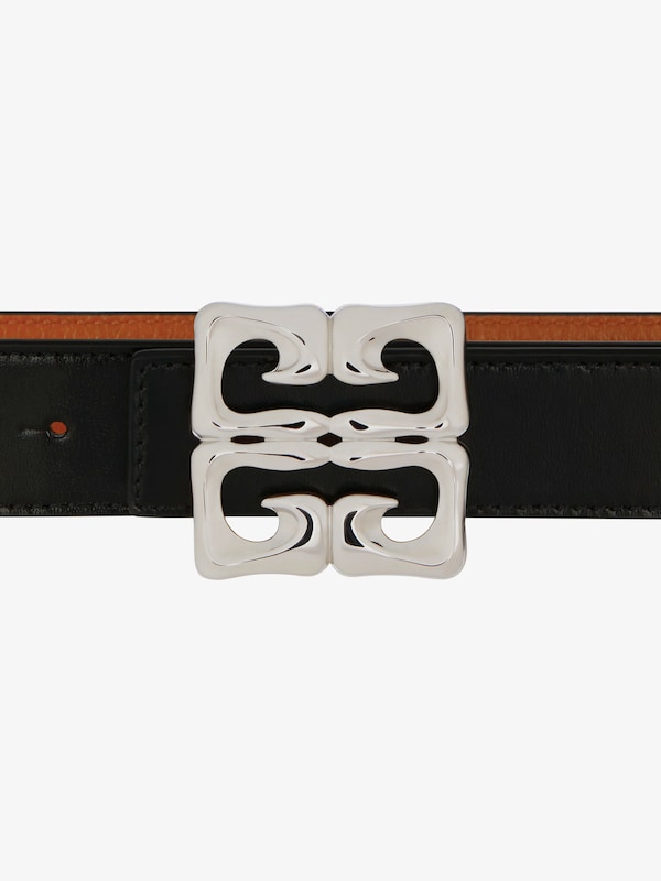 Givenchy 4G reversible belt in shiny leather Promoción por tiempo limitado
