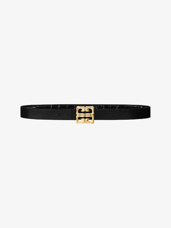 Givenchy 4G reversible belt in crocodile effect leather Solo hoy