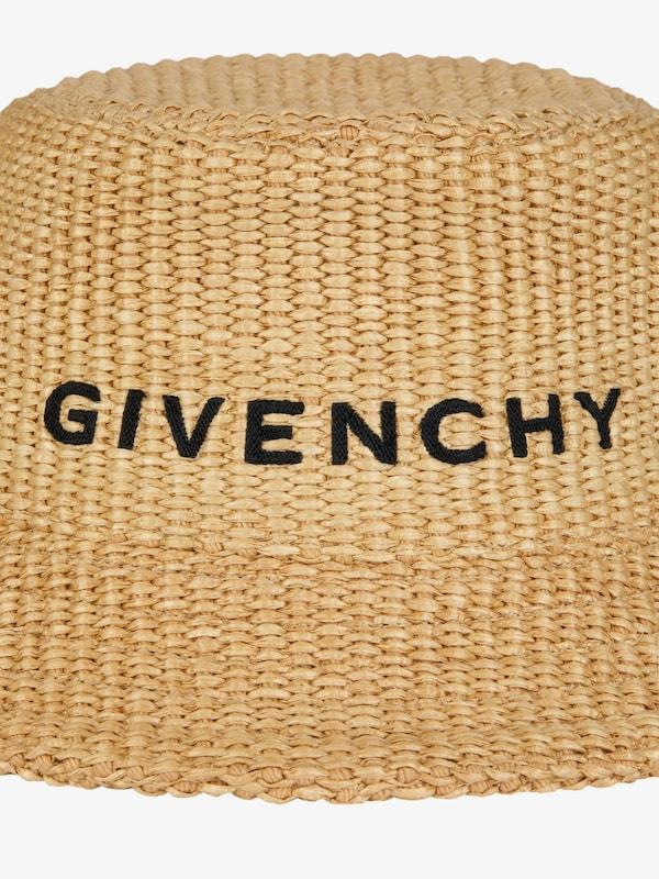 Givenchy GIVENCHY bucket hat in raffia Superdescuento