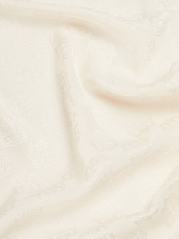 Givenchy 4G Liquid shawl in silk and cotton 2025