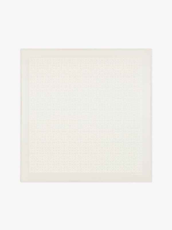 Givenchy 4G shawl in silk and wool with lurex En línea