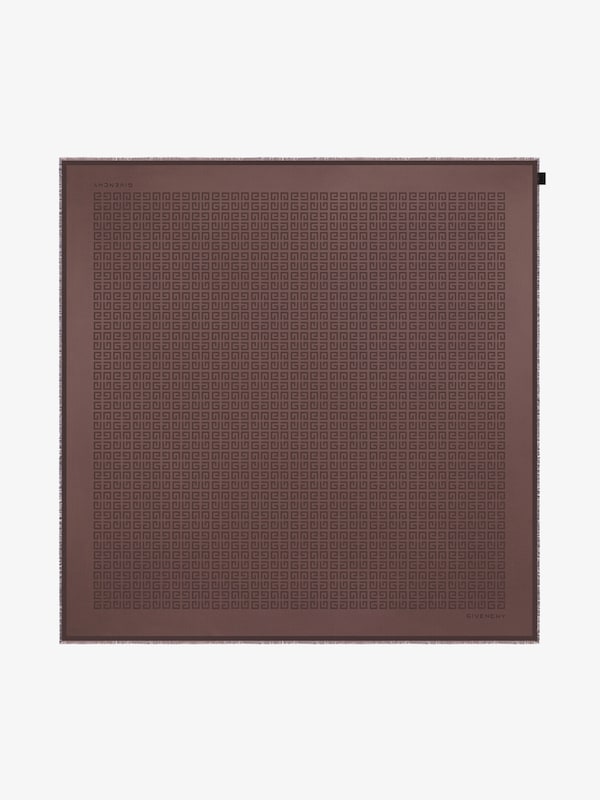 Givenchy 4G shawl in silk and wool with lurex Descuento