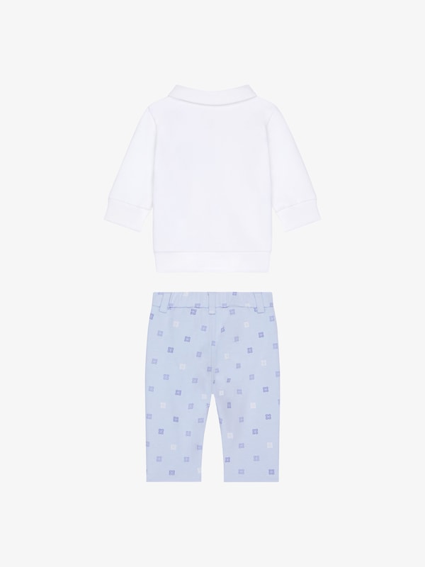 Givenchy 4G sweatshirt and pants in fleece and cotton gift set Ahorra y exporta