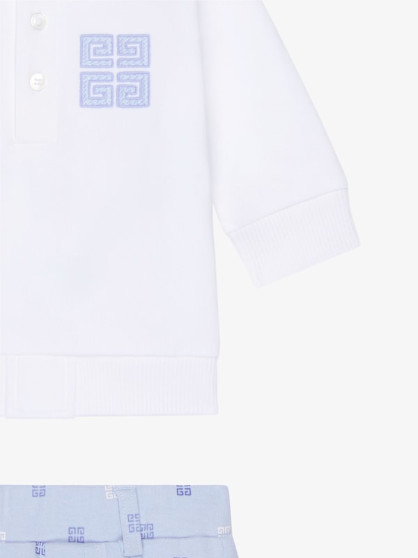 Givenchy 4G sweatshirt and pants in fleece and cotton gift set Ahorra y exporta